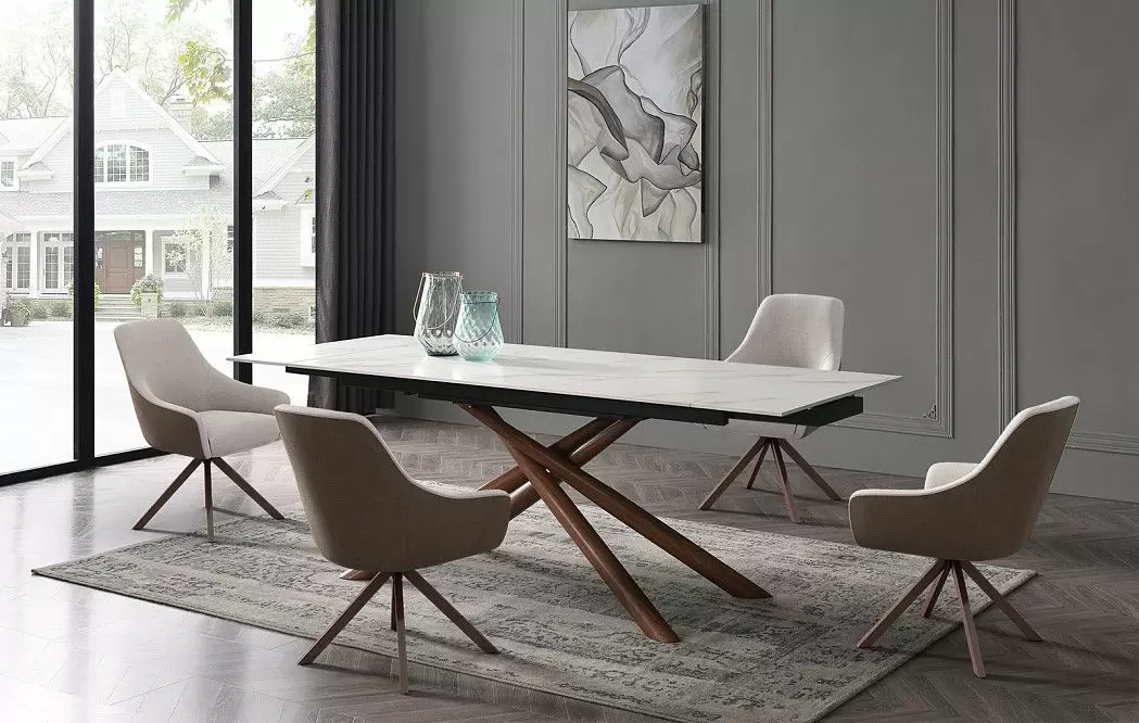 Стул Emma, бежевый/капучино/бронза - фото 3