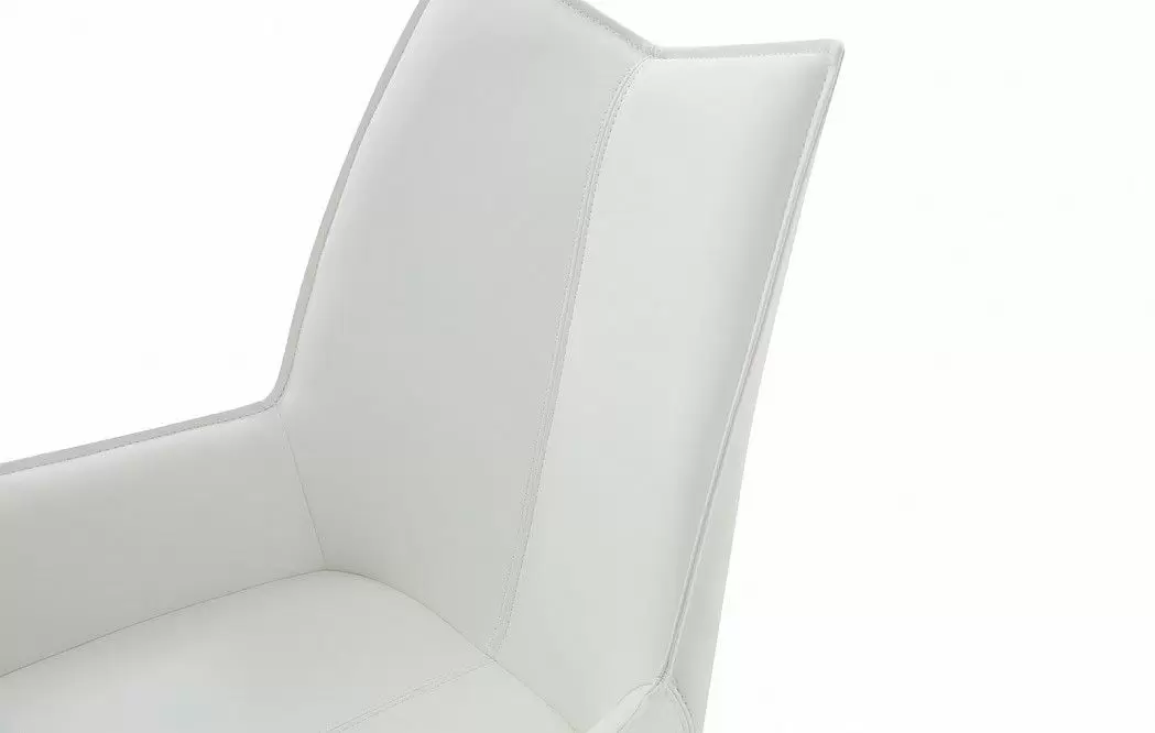 Стул Renzo, белый/стальной - фото 7