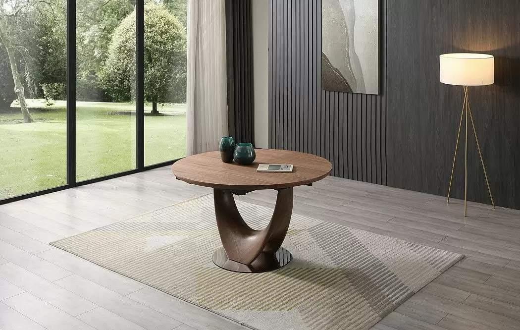 Стол раскладной Ramona 130-170, орех - фото 4