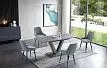 Стол раскладной Naomi 140-180, серый