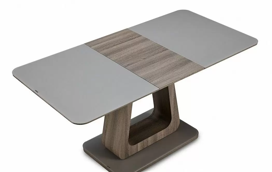 Стол раскладной Rosanna 120-160, серый - фото 10