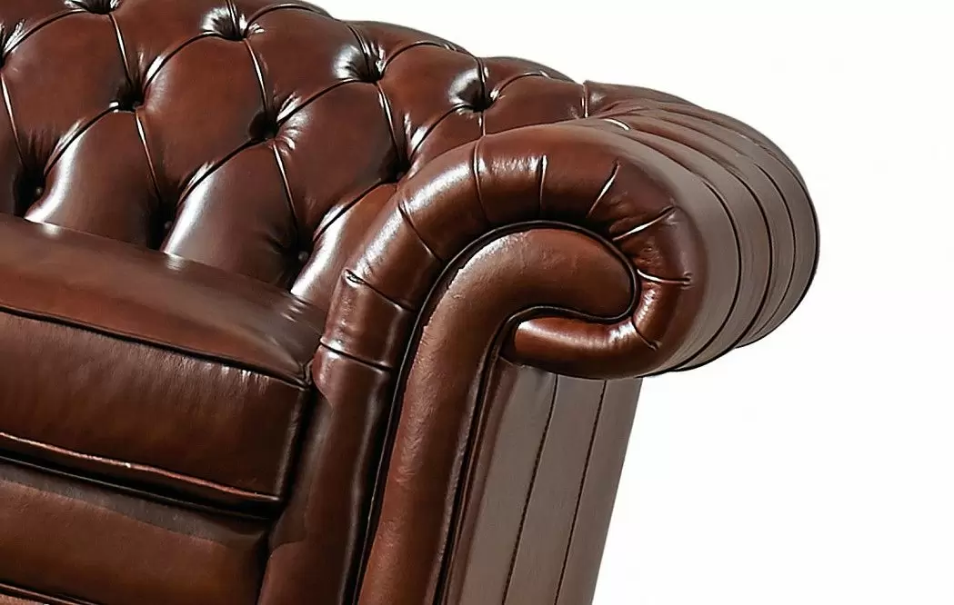 Диван Richard 2-х местный, коричневый - фото 5