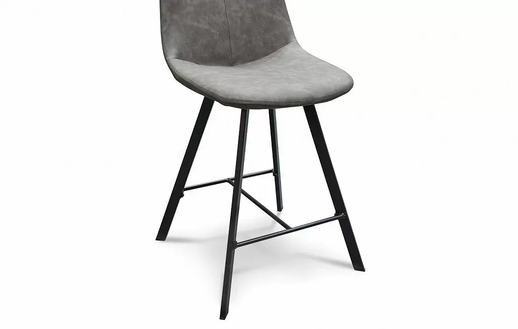 Стул полубарный Ella, серый - фото 8