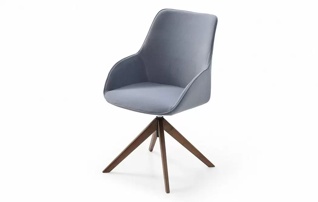 Стул Sheryl, серый/орех - фото 15