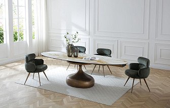 Стол Ariana + 4 стула Evy
