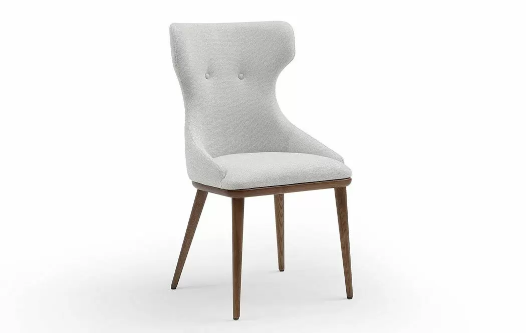 Стул Augusta, кремовый/орех