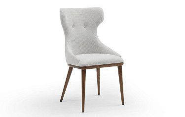 Стул Augusta, кремовый/орех