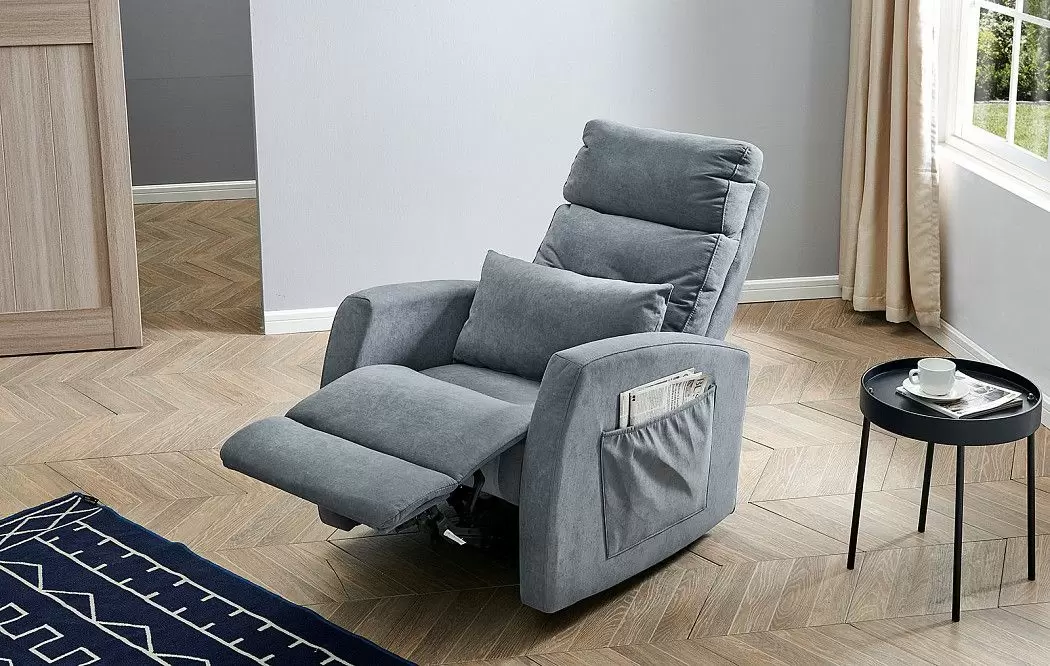 Кресло-реклайнер Vegas, серый цвет - фото 2