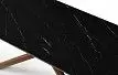 Стол раскладной Ravenna 160-220, черная керамика/орех