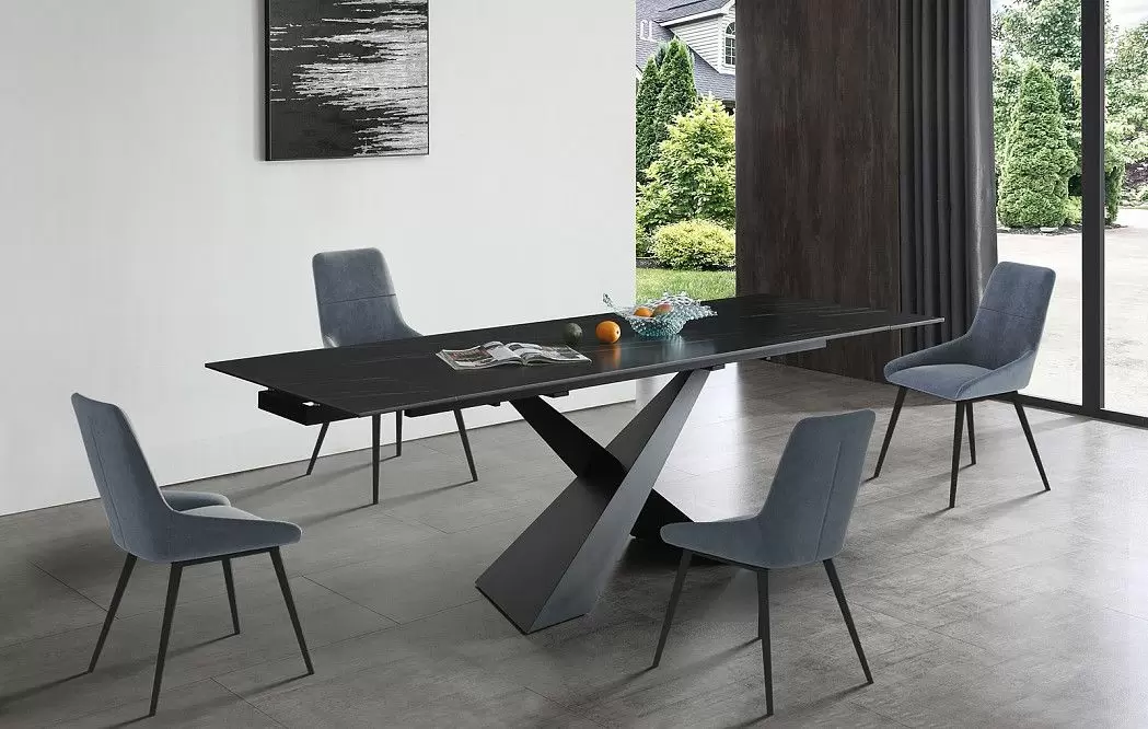 Стол раскладной Savoy 180-240, черная керамика - фото 16