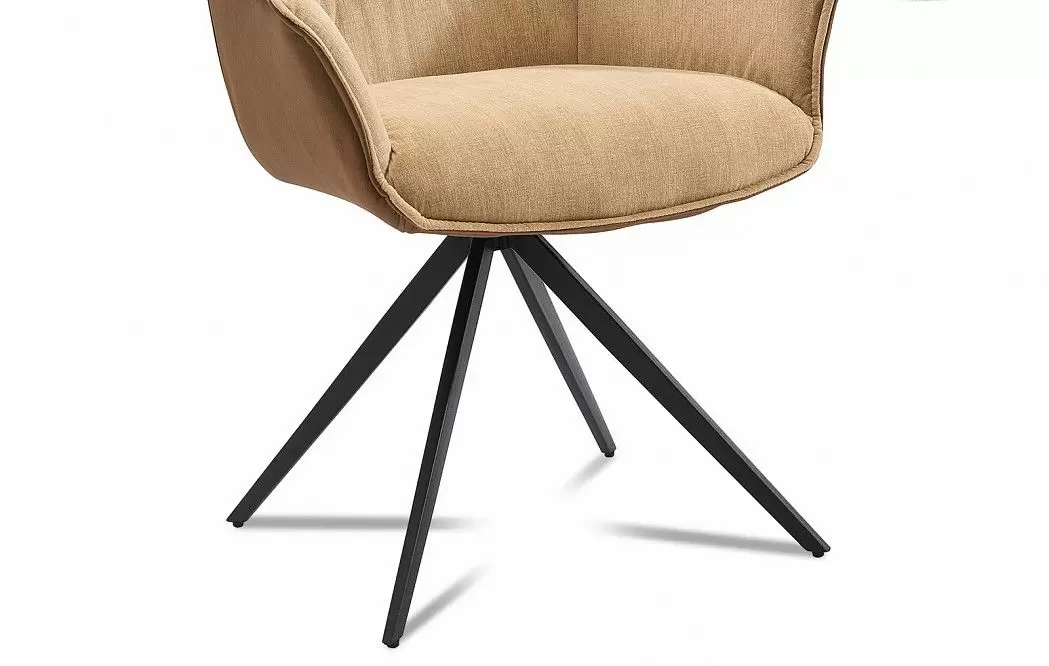 Кресло Cintia, карамель/черный - фото 9