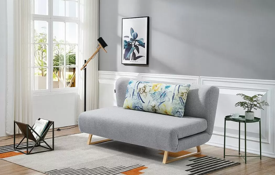 Комплект мягкой мебели Rosy, серый/цветочный принт - фото 22