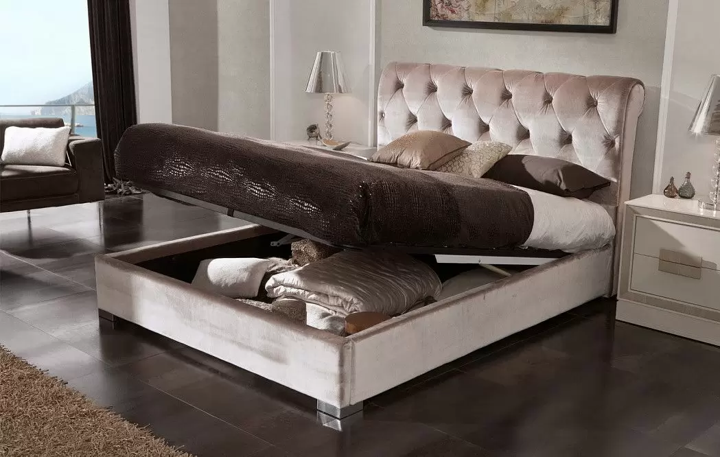 Кровать Primavera (с подъемным механизмом), бежевый - фото 2