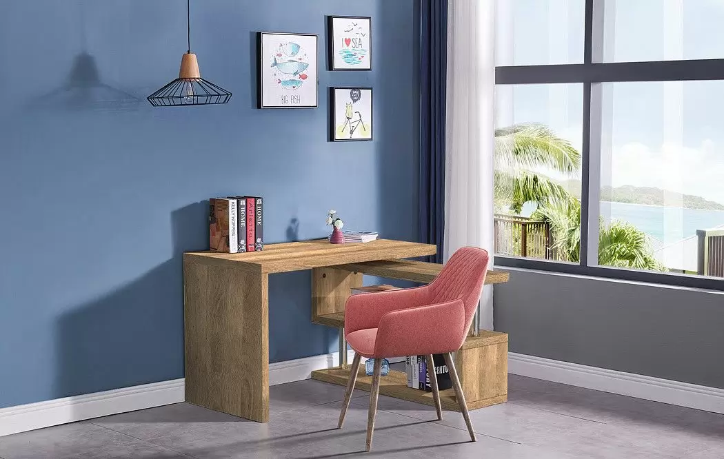 Стул Anita, темно-розовый/дуб - фото 4