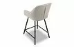 Стул полубарный Edwin, светло-серый/черный