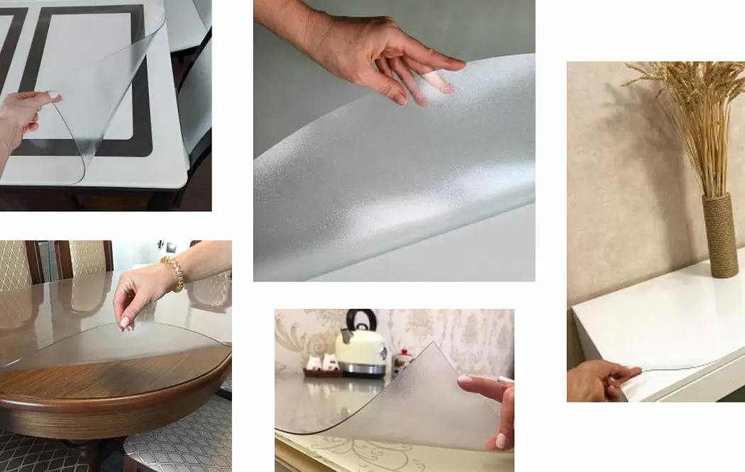 Защитное покрытие (рифленое) "Гибкое стекло" 120*80 см, толщина 1,5 мм - фото 2