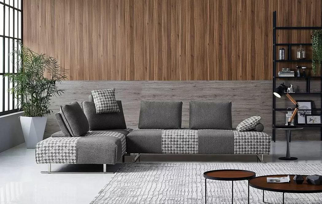 Диван-трансформер Bavaria угловой, серый - фото 5