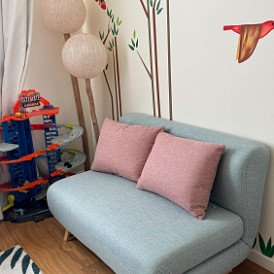 Диван-кровать Rosy 2-х местный, коричневый