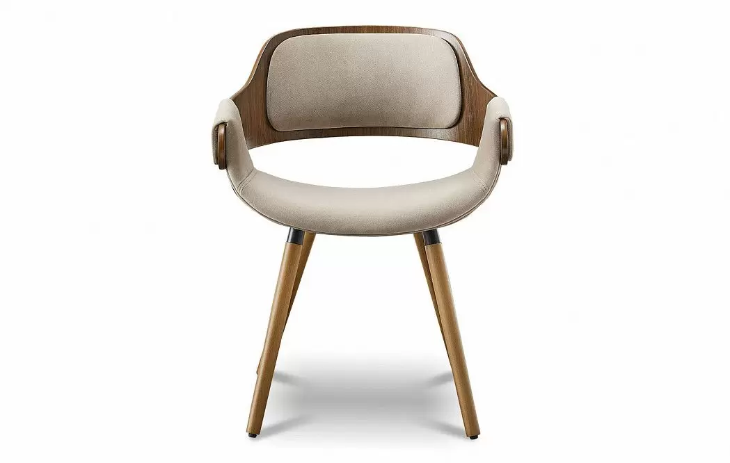 Стул Jody, бежевый/орех - фото 5