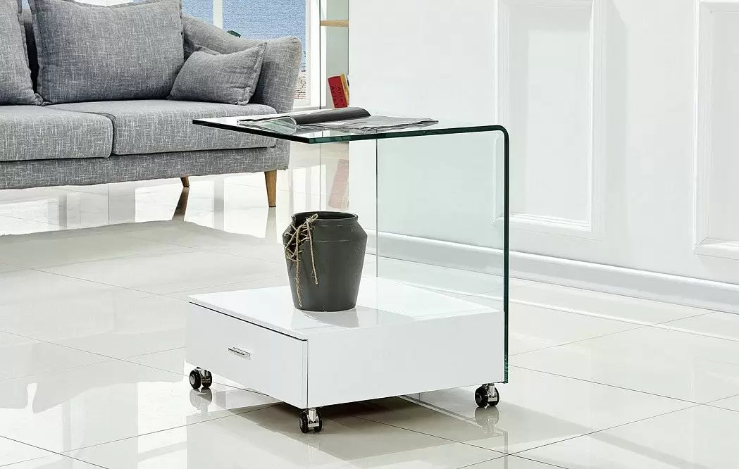 Столик приставной Gwen, белый - фото 6