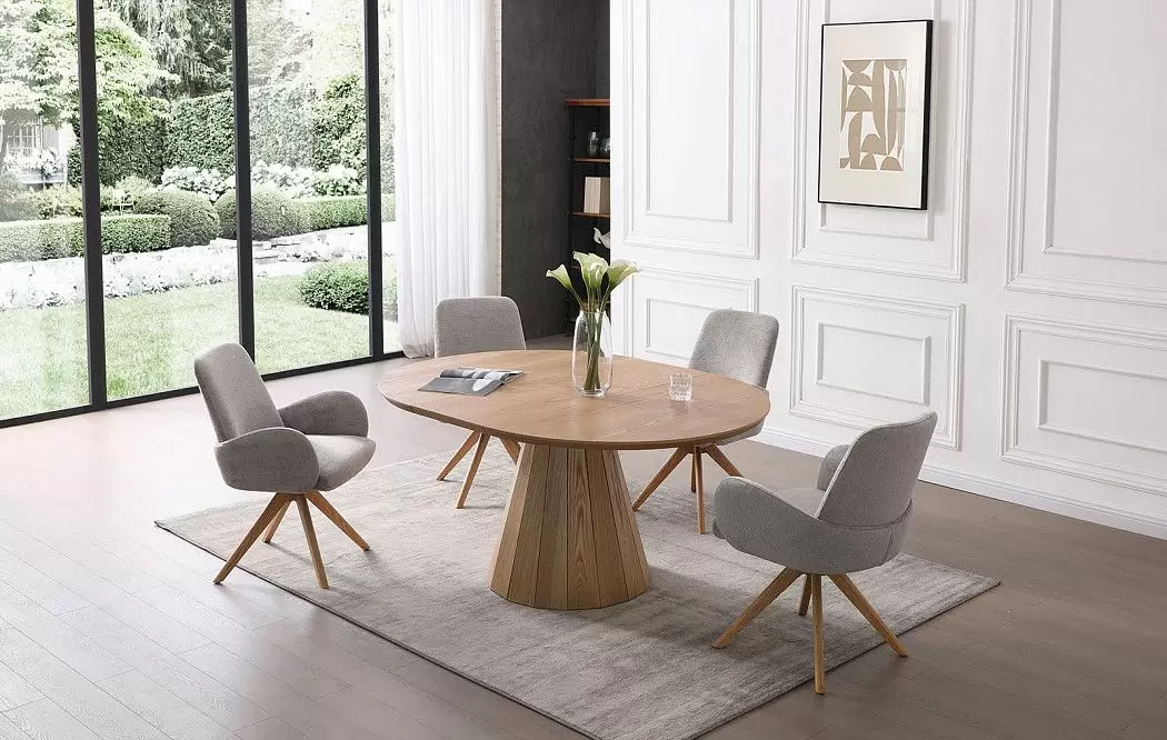 Стол раскладной Enjoy 120-160, ясень - фото 2