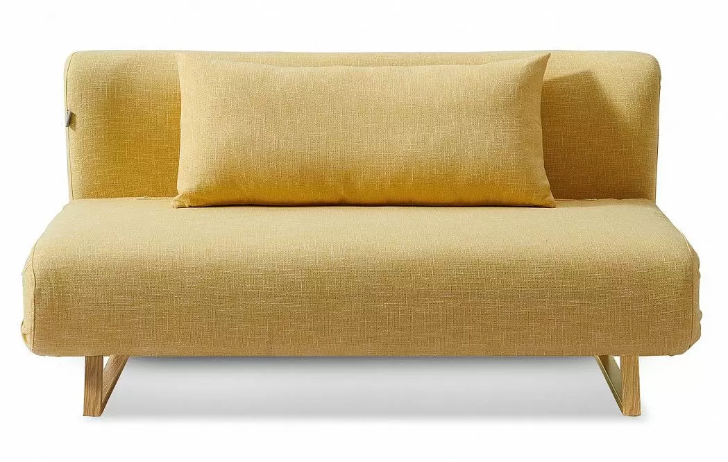 Диван-кровать Rosy 3-х местный, желтый/без принта - фото 4