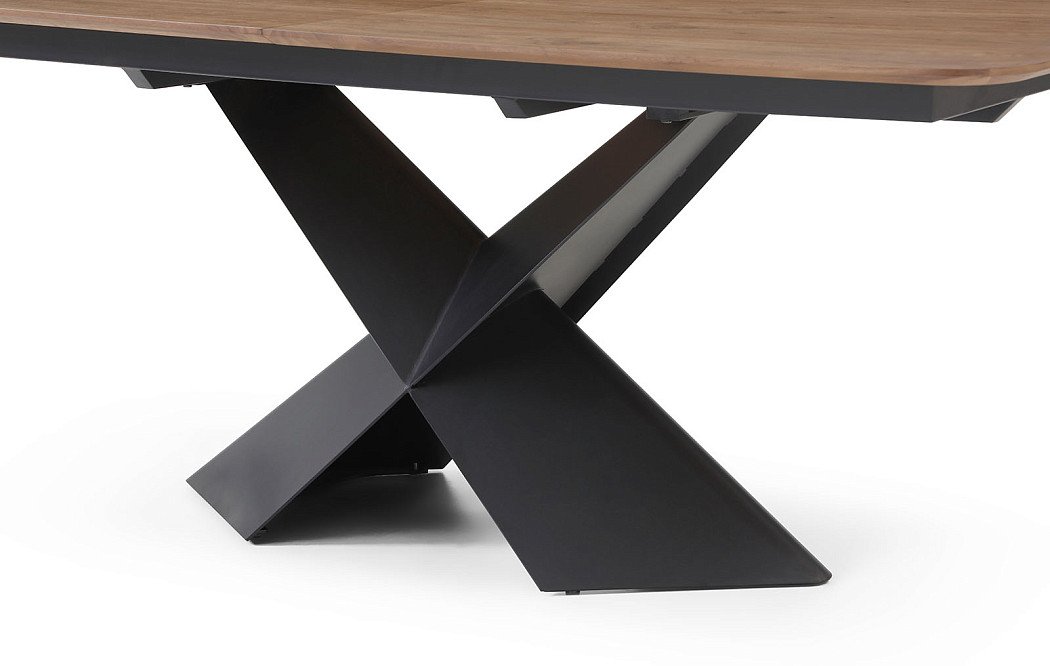 Стол раскладной Monaco 160-200, орех/черный - фото 11
