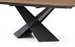 Стол раскладной Monaco 160-200, орех/черный