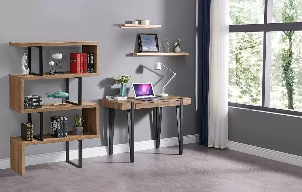 Стеллаж Dickens, орех/черный - фото 3