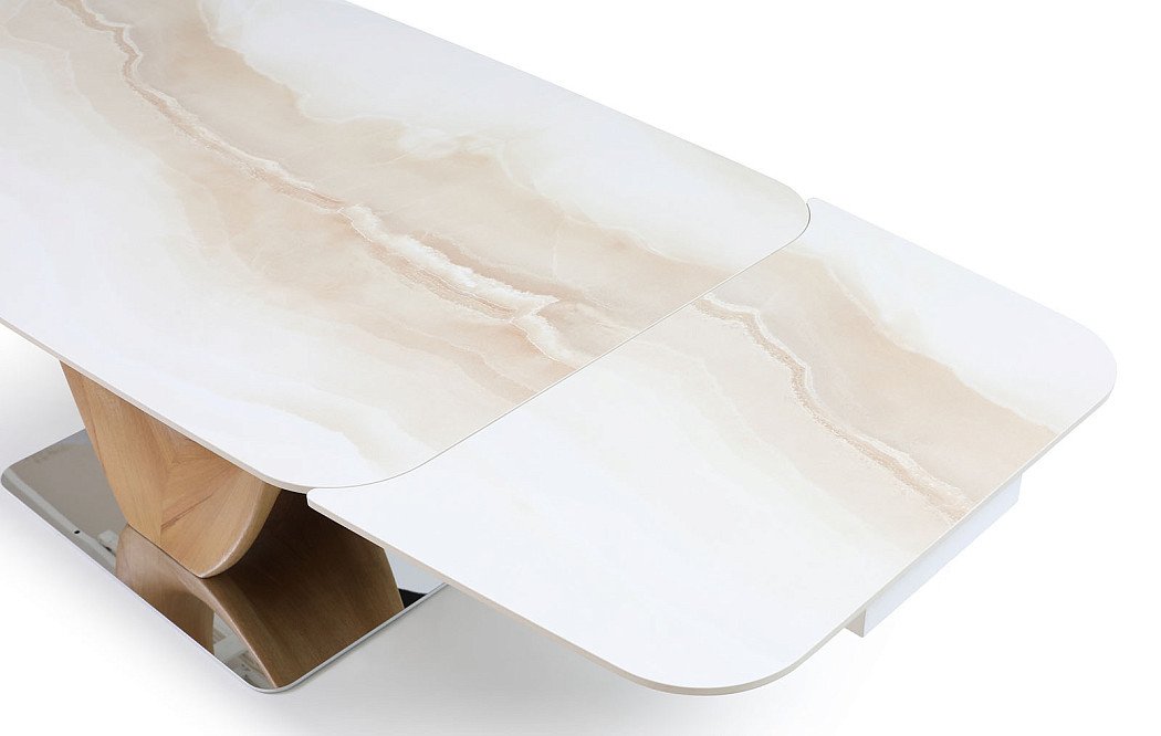 Стол Rimini Ceramic + 4 кремовых стула Simona - фото 11