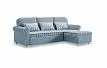 Диван-кровать Folk угловой (правый), голубой