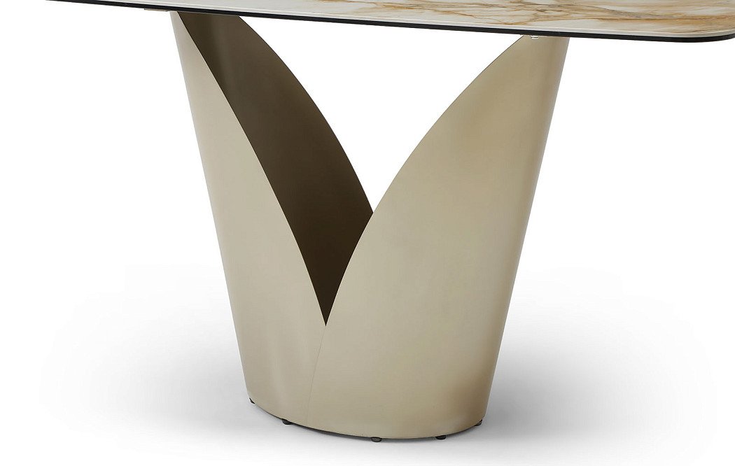 Консоль Tiffany, керамика/шампань - фото 5