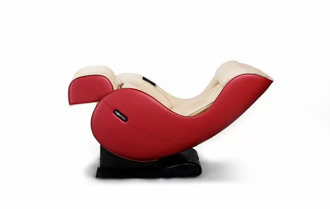 Массажное кресло Smart Relax Super-Slim, красный/слоновая кость - фото 2