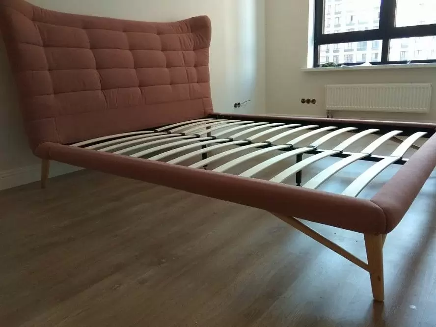 Кровать Venezia 200x200, коралловый - фото 12