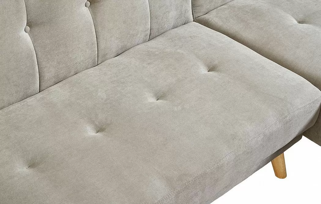 Диван-кровать Christy угловой (правый), серо-бежевый - фото 4