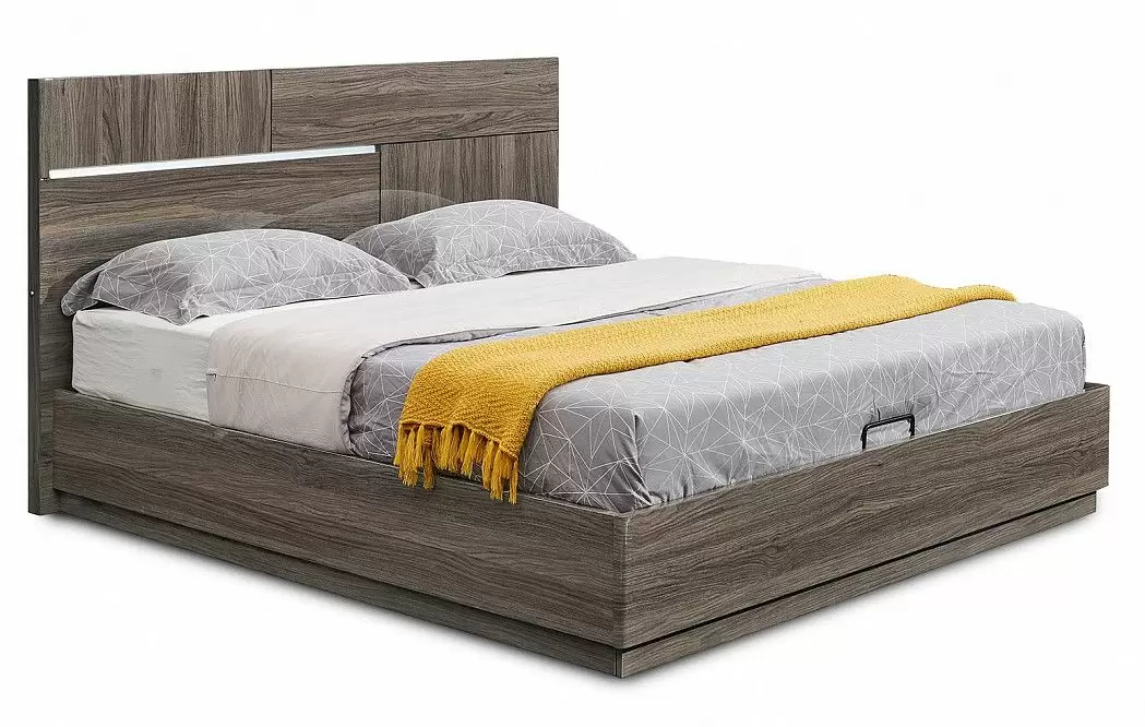 Кровать с подъемным механизмом Roberta 180х200, каштан - фото 7