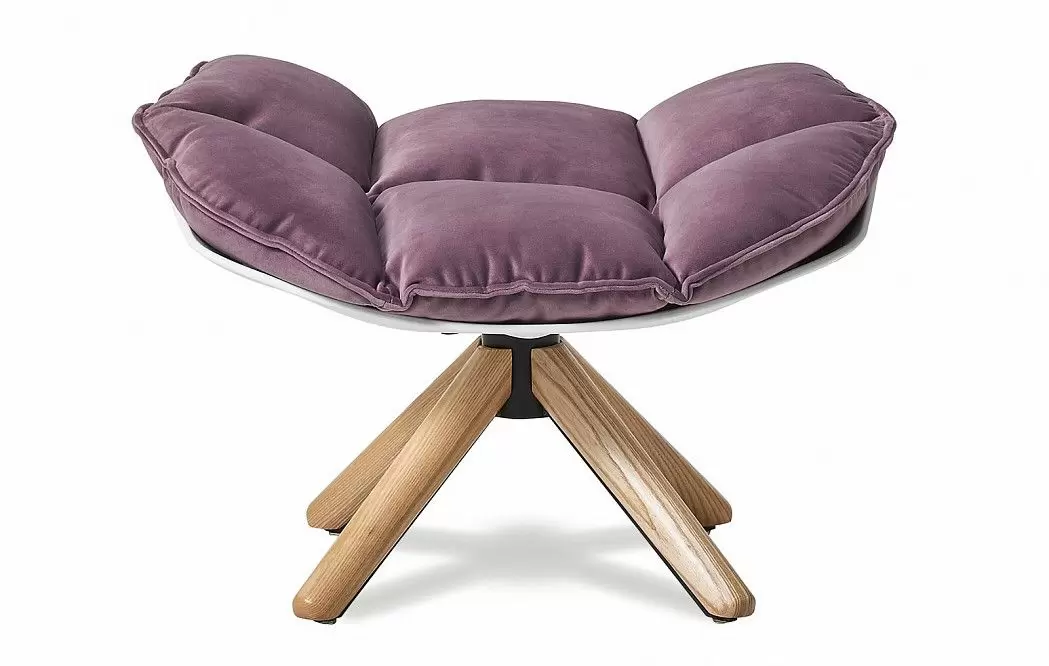 Кресло и оттоманка в стиле Husk, лиловый - фото 12