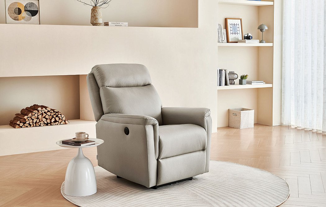 Кресло-реклайнер Stanley, песочный - фото 3