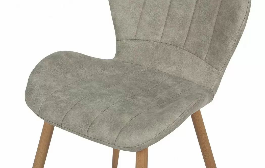 Стул Debby, светло-серый/дерево - фото 6