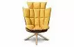 Кресло в стиле Husk, желтый