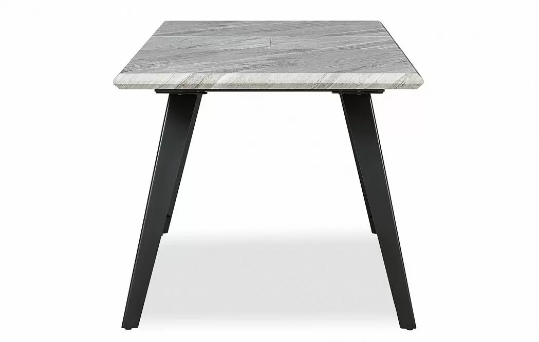 Стол раскладной Ofelia 120-160, серый мраморный рисунок - фото 10