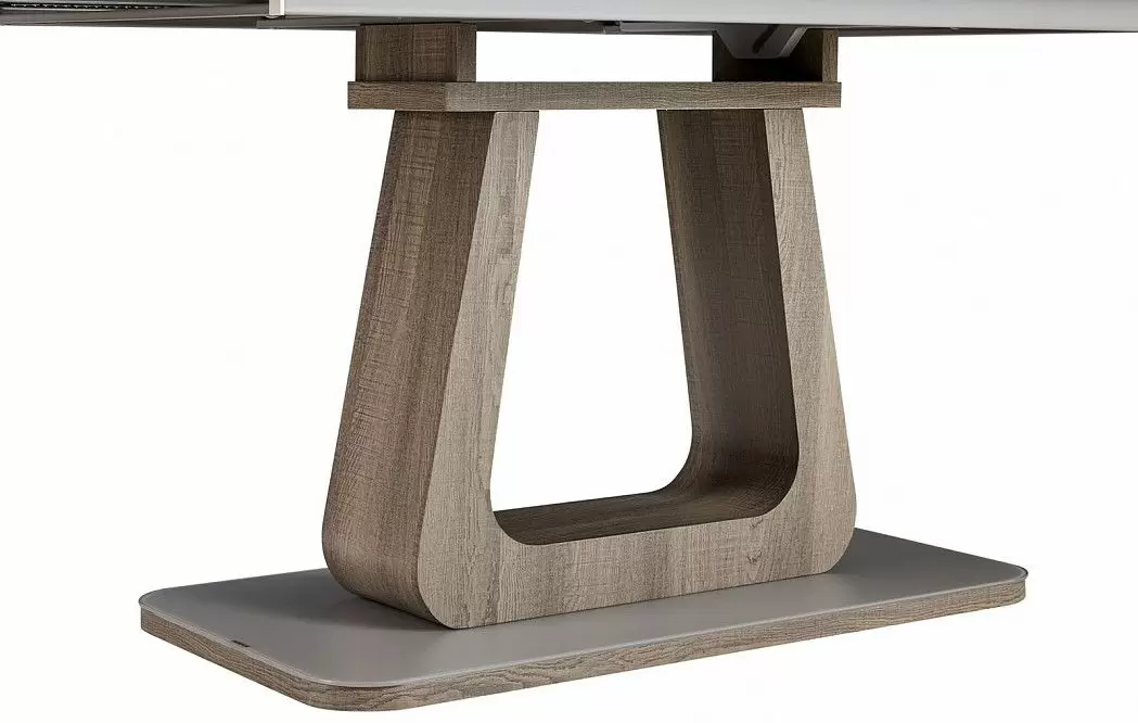 Стол раскладной Rosanna 160-200, серый - фото 15