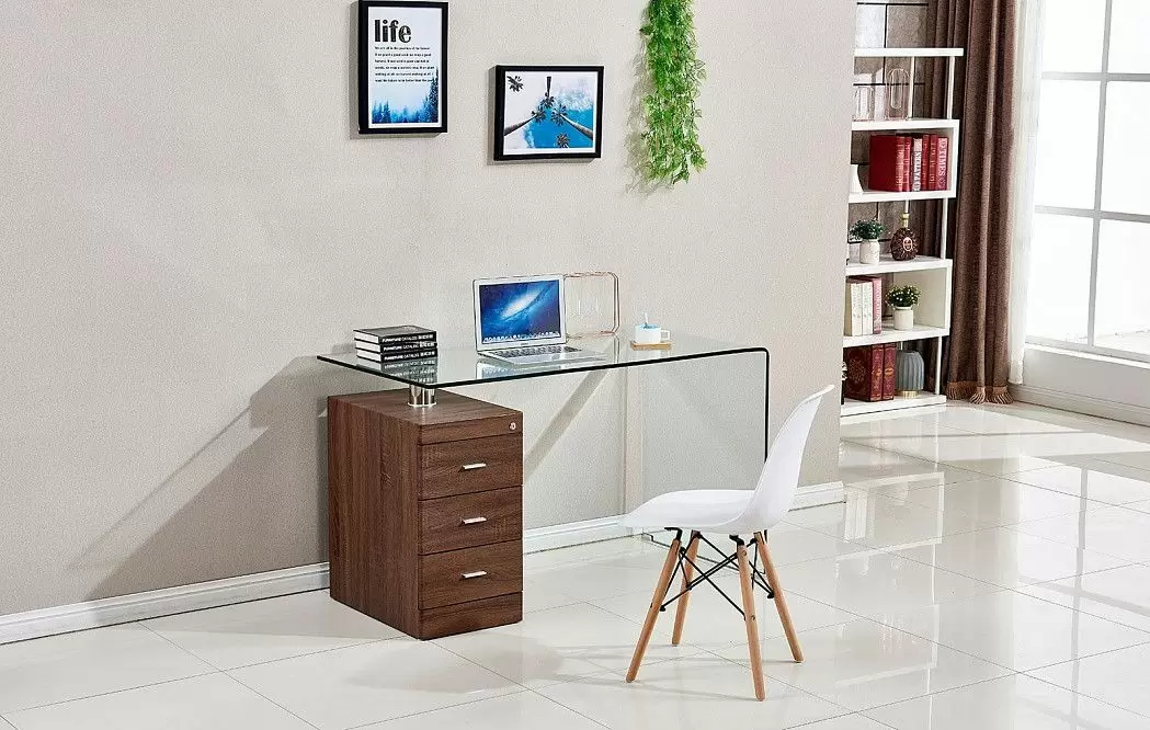 Стол письменный Waterfall, темное дерево - фото 8