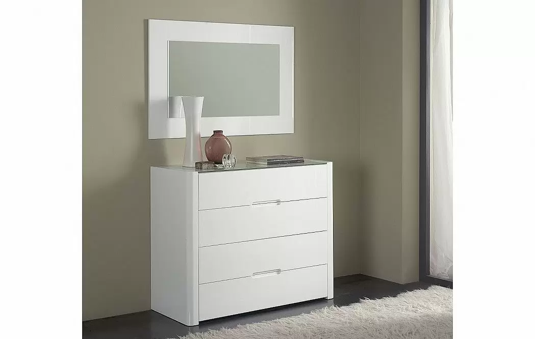 Зеркало Ortega, белый - фото 6