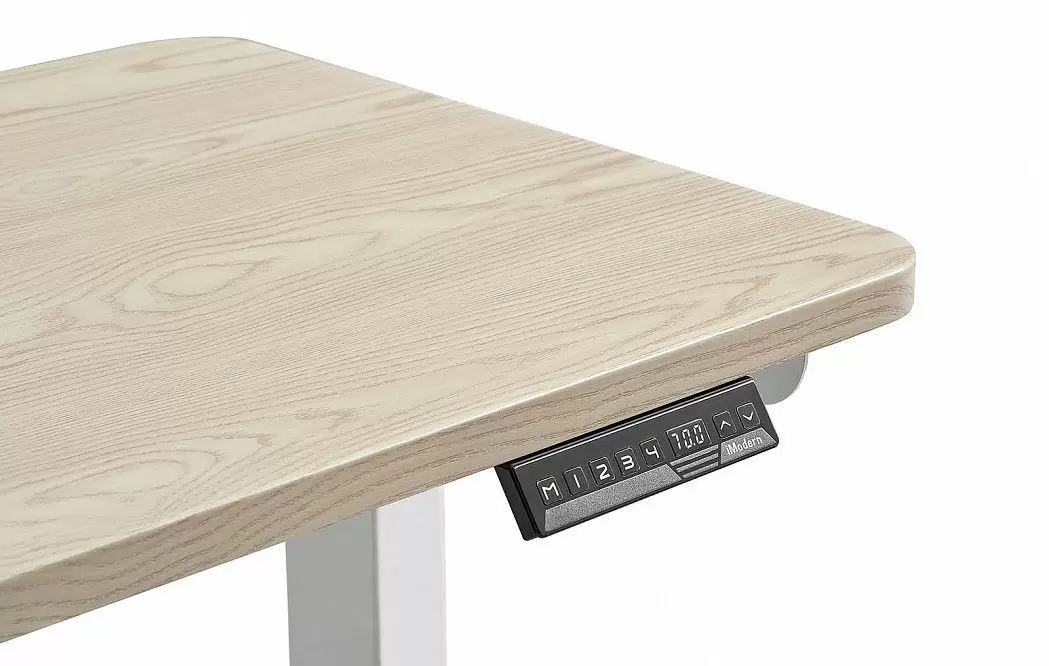 Стол Vancouver (120) беленый дуб, регулируемая высота, электропривод - фото 5