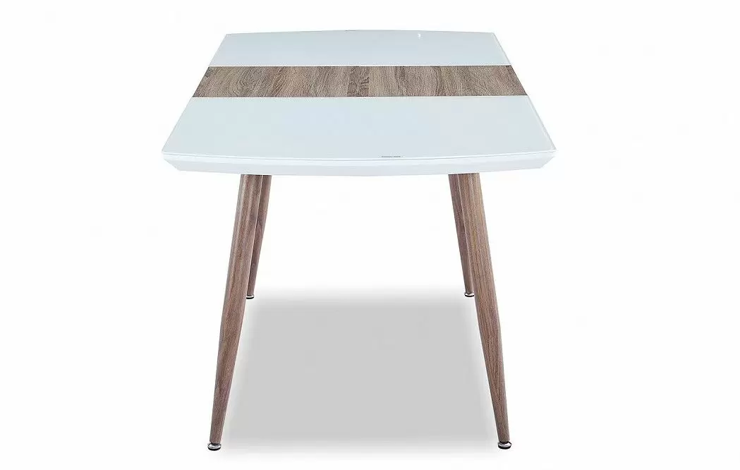 Стол раскладной Fredric 120-160, белый/дуб - фото 8