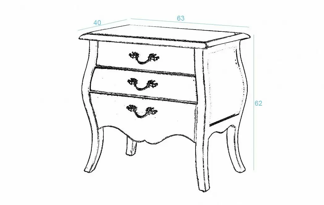 Тумба прикроватная Naomi, зеленый - фото 5