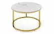 Набор из 2-х столов журнальных Nocturne, белая керамика/золото