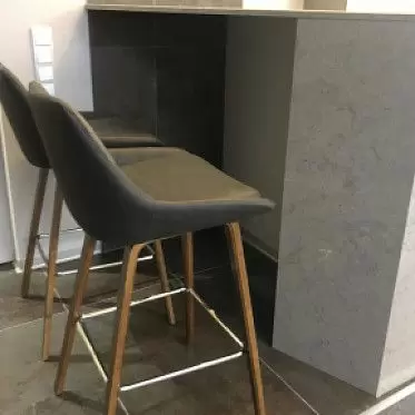 Стул полубарный Joan (65), коричневый