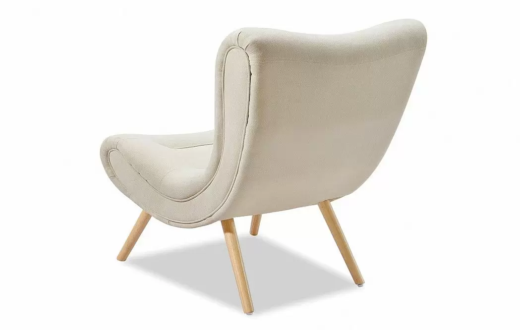 Кресло и оттоманка Dolce Vita, кремовый/натуральный - фото 8